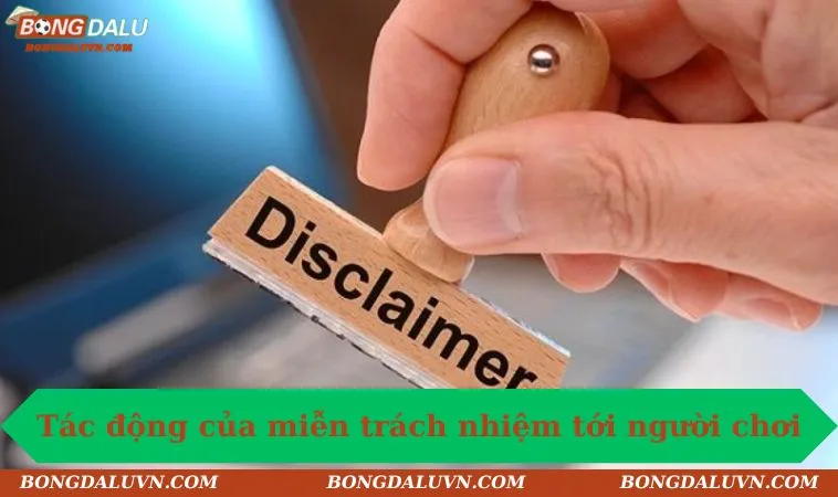 Tác động của chính sách miễn trách nhiệm tới người chơi